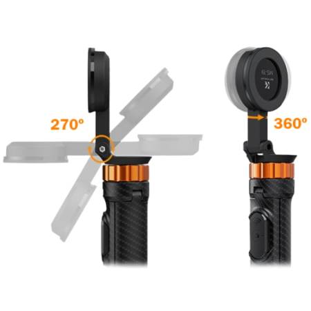 K&F Concept KF4426 MS19 - mini statyw i selfie stick (2w1) do smartfona